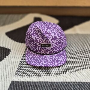 Coal Headwear Lightweight Purple Five Panel Cap